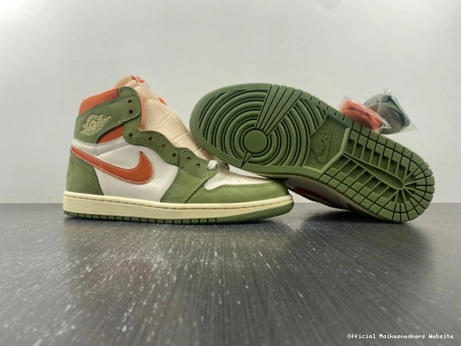 Official Maikesneakers FB9934-300 Craft Jordan Celadon OG Air 1 High 0717